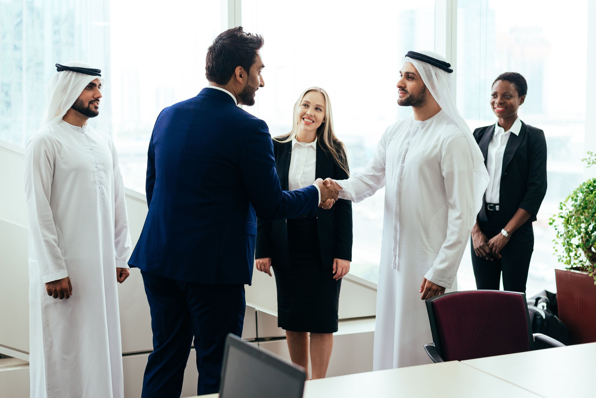 Business People Discussing In Office